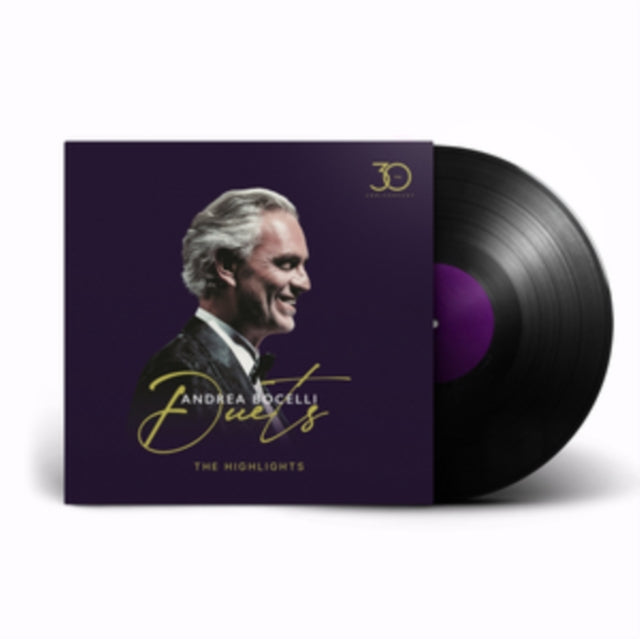 This LP Vinyl is brand new.Format: LP VinylThis item's title is: Duets (30Th Anniversary)Artist: Andrea BocelliLabel: DeccaBarcode: 602465241068Release Date: 10/25/2024
