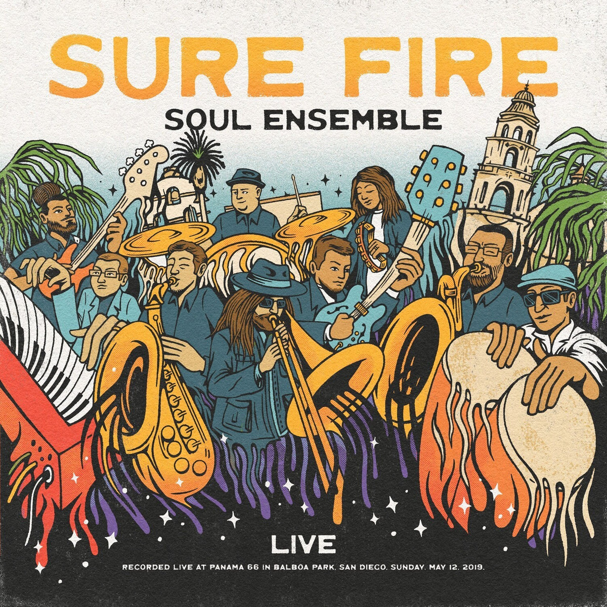 Live At Panama 66 (Clear W Orange Swirl LP Vinyl)