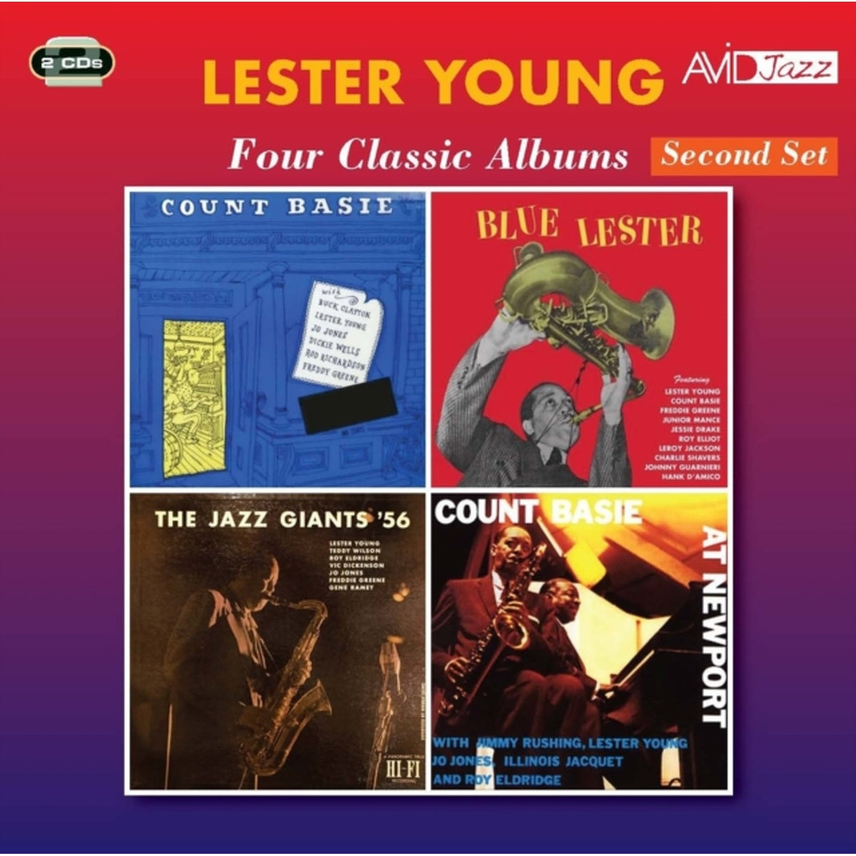 Count Basie Kansas City Seven & Lester Young Quartet / Blue Lester / Jazz Giants 56 / At Newport
